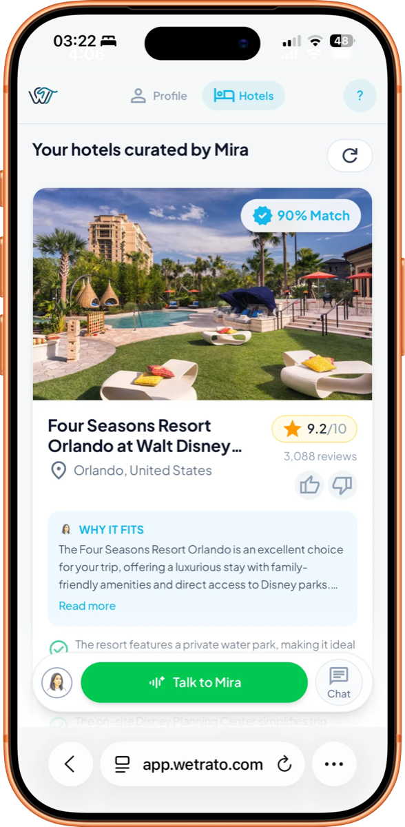 Hotels curated by Mira