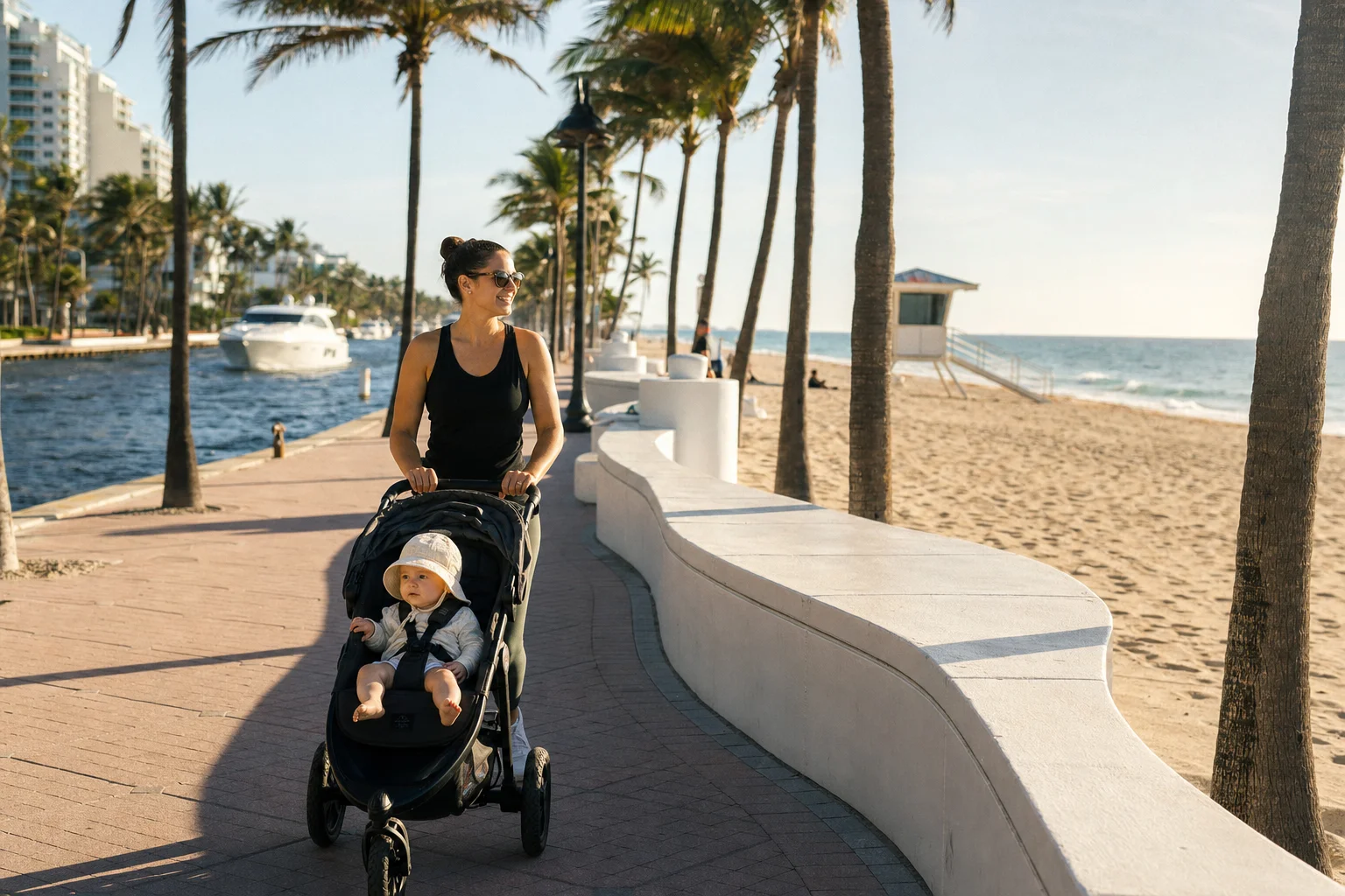 Fort Lauderdale with a Baby: The Gear Question Comes First