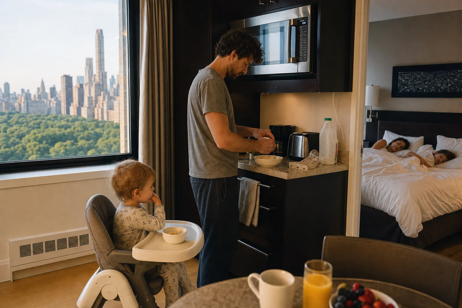 NYC Hotels with Kitchenettes for Families