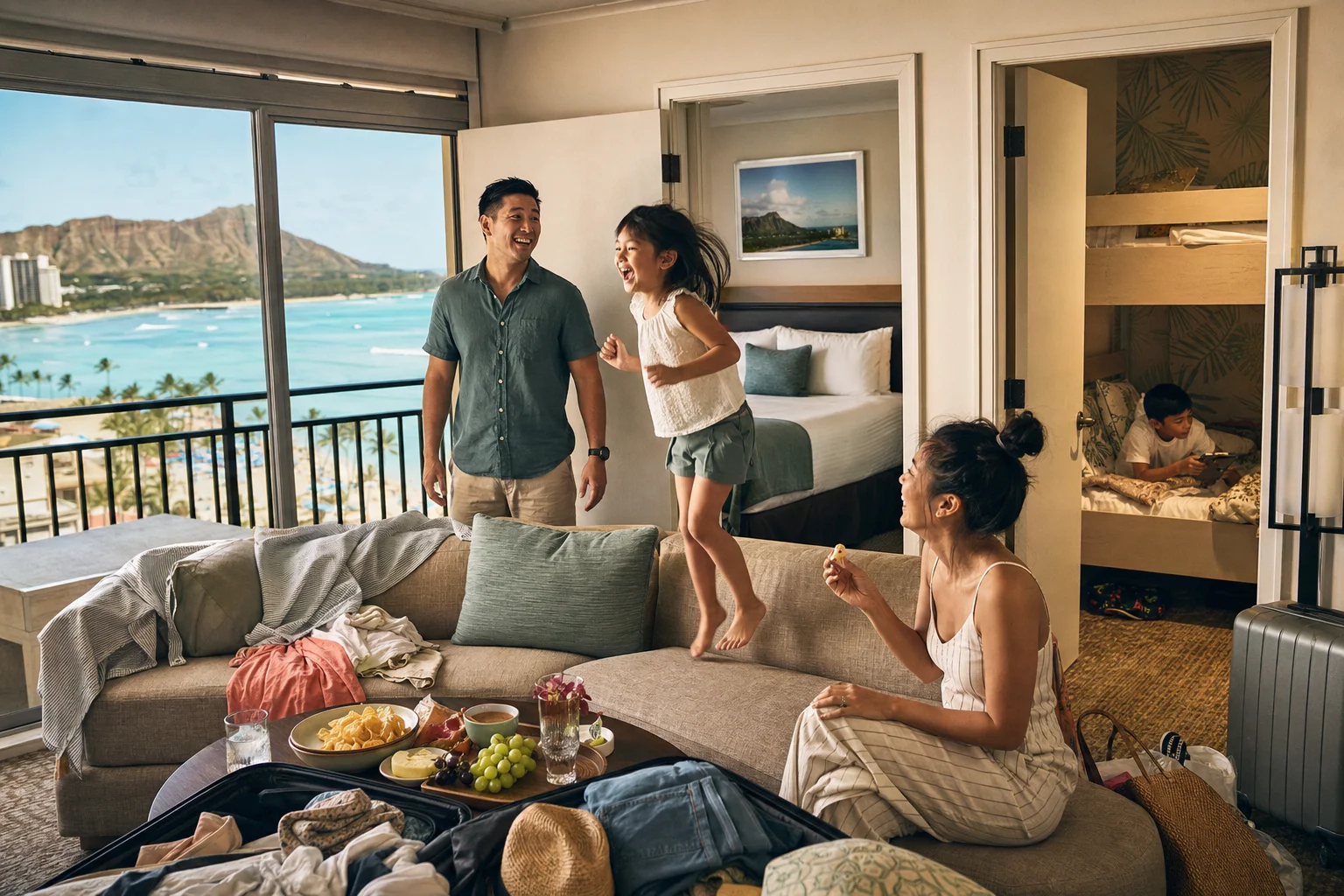 Family Suites in Waikiki and Ko Olina: What's Real